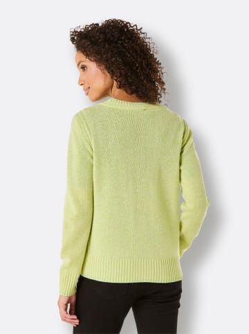 creation L Strickjacke in pistazie-meliert