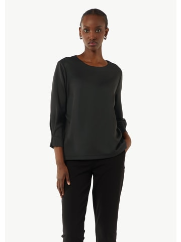 comma Sweatshirt 3/4 Arm in Schwarz