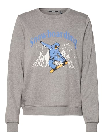 Vero Moda Sweatshirt in Medium Grey Melange