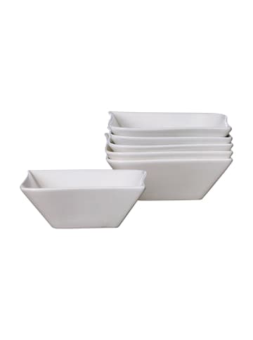Ritzenhoff & Breker 6er Set Servierschalen Melodie ø 18,5 cm in weiß