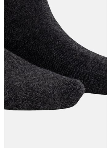 Kunert Socken Homesocks ohne Gummifäden in Anthra mel.