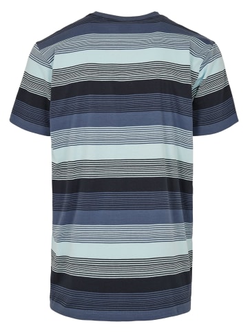 Urban Classics Urban Classics Herren Yarn Dyed Sunrise Stripe Tee in vintageblue