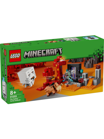 LEGO Minecraft™ Hinterhalt am Netherportal in Mehrfarbig ab 8 Jahre