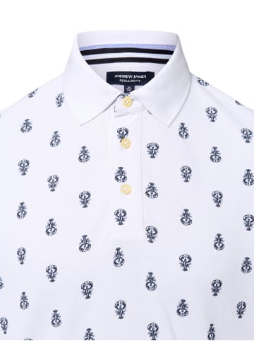 Andrew James Polshirt in weiß