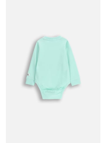 Coccodrillo Langarm-Body in in Minzfarbe