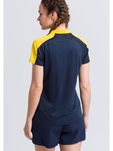 erima Liga 2.0 Poloshirt in new navy/gelb/dark navy