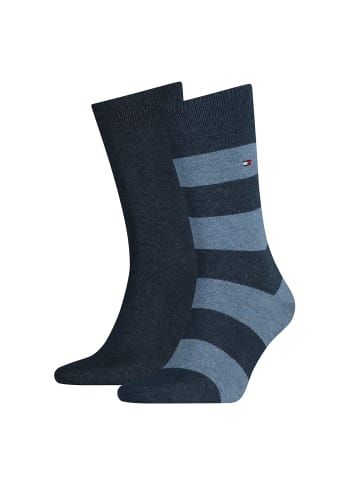 Tommy Hilfiger Socken 2er Pack in Blau Denim