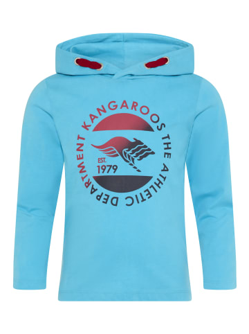 Kangaroos Langarmshirt in türkis