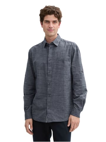 Tom Tailor Hemd STRUCTURED SLUBYARN in Mehrfarbig