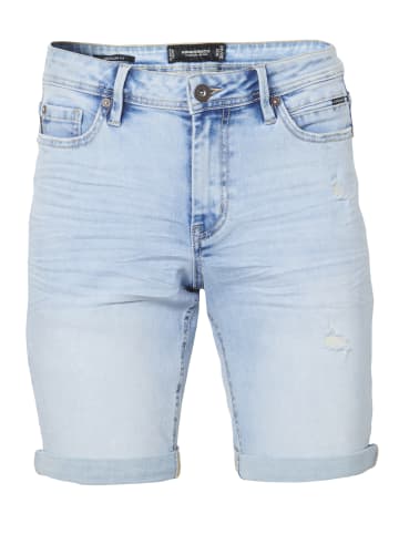 KOROSHI Bermuda Cowboy Strecth Regular Fit in blau