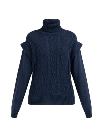 DreiMaster Damen Strickpullover in MARINE