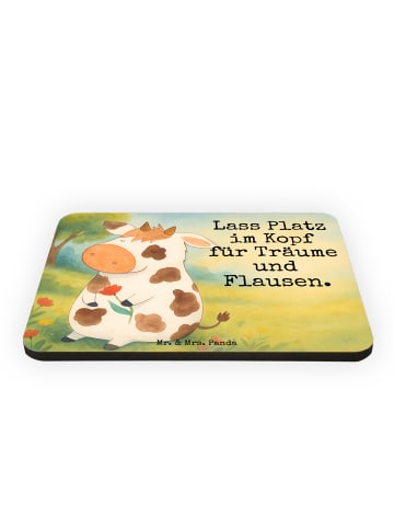 Mr. & Mrs. Panda Kühlschrankmagnet Kuh Design mit Spruch in Weiß