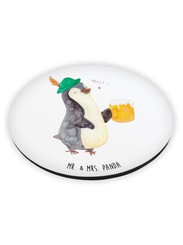 Mr. & Mrs. Panda Magnet für Kühlschrank Pinguin Bier ohne Spruch in Weiß