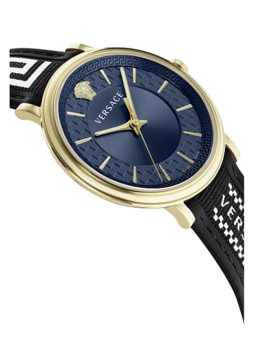 Versace Analoguhr für Herren in blau