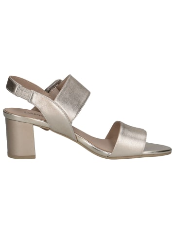 Caprice Sandalette in LT.GOLD METAL.