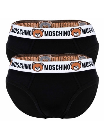 Moschino Slip 2er Pack in Schwarz