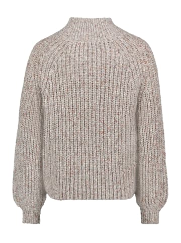 CARTOON Strickpullover mit Turtle Neck in Weiß/Camel