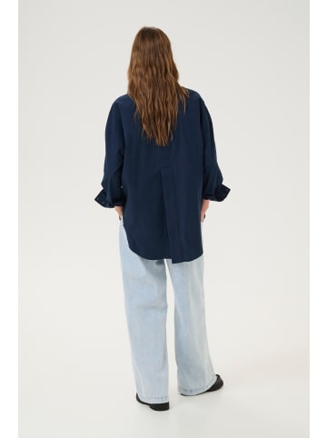 My Essential Wardrobe Langarm-Hemd SunnaMW Box fit in Dark Sapphire Blue