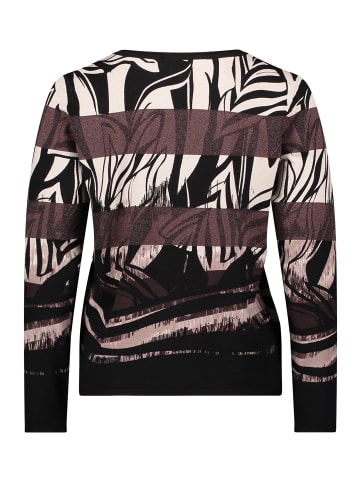 Betty Barclay Strickshirt in mocca ecru - 0001