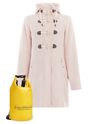 Schmuddelwedda Mantel + Tagesrucksack - Set in Pastellrosa Melange