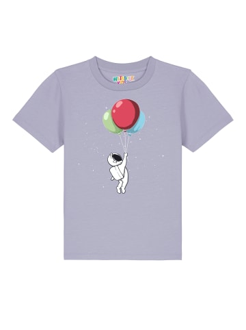 wat? Apparel T-Shirt Little Balloon Astronaut in Lavender