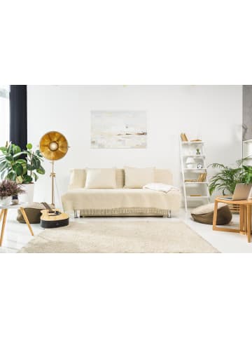 Kayoom Stehlampe Bowie 125 in beige - gold - weiß
