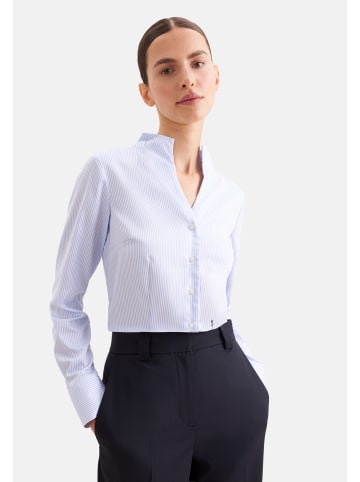 Seidensticker Kelchkragenbluse Slim in Hellblau
