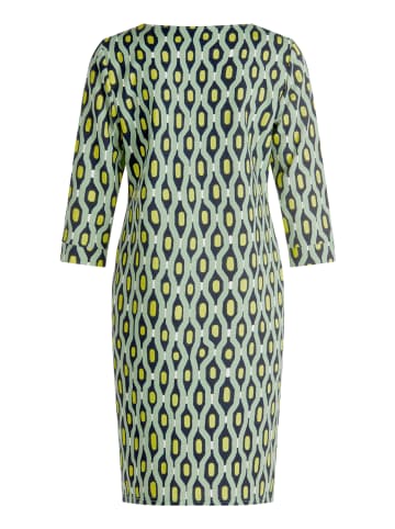 CARTOON Casual-Kleid mit Muster in Green/Yellow
