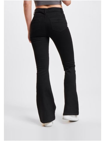 DEF Jeanshose "DEF Flared Bootcut Jeans" in Schwarz