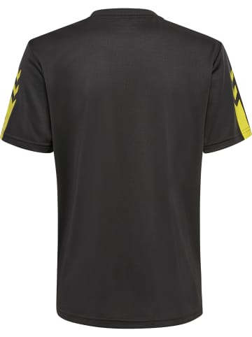 Hummel Hummel T-Shirt Hmlactive Multisport Kinder Atmungsaktiv Schnelltrocknend in OBSIDIAN/SULPHUR SPRING