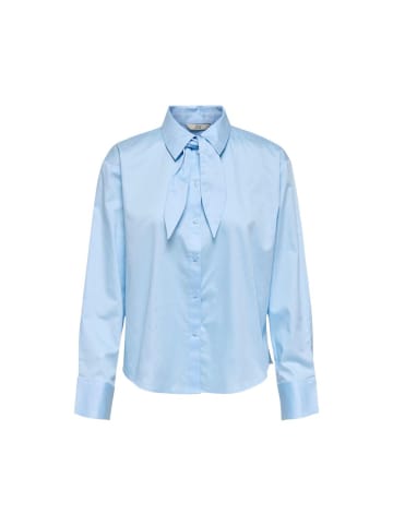 JACQUELINE de YONG Blau Baumwolle Bluse