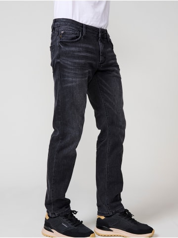 KOROSHI Stretchjeans im Regular Fit in SCHWARZER DENIM