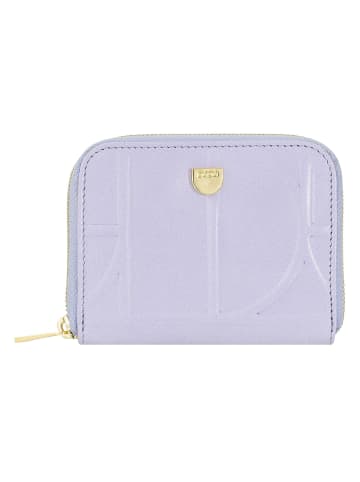 DuDu Up Geldbörse Leder 10 cm in lilac-orange