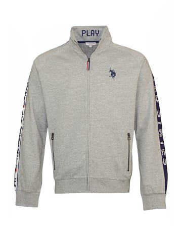 U.S. Polo Assn. Sweatjacke 'Tarv' in grau