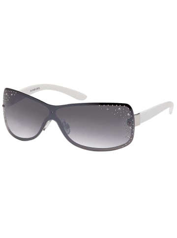 BEZLIT Damen Sonnenbrille in Weiß mit Strass