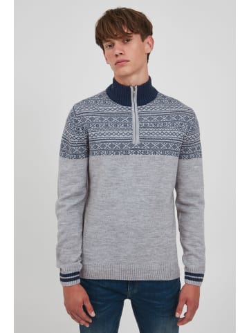 BLEND Troyer BHPullover in Mittelgrau