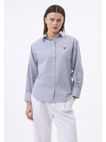Felix Hardy Oversize Hemd Langarm in navy