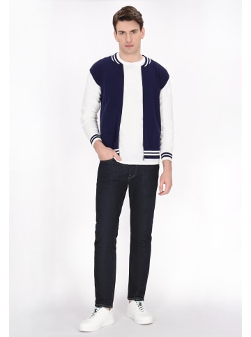 MO Men Jacket in navy offwhite