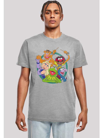 F4NT4STIC T-Shirt Disney Die Muppets Group Circle in grau meliert