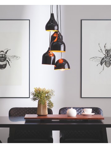 Beliani Pendelleuchten SAVIO in Schwarz - (W) 18 x (H) 111 x (L) 18 cm