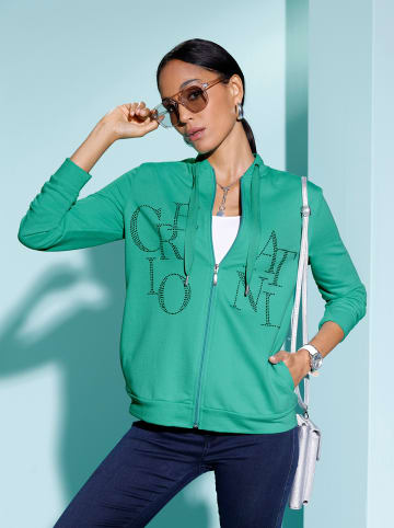 creation L Shirtjacke in blaugrün