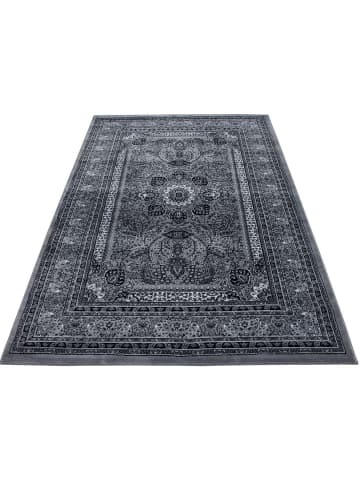 KADIMA DESIGN Orientteppich Kurzflor Polypropylen saugroboter Wohnzimmer in Grau