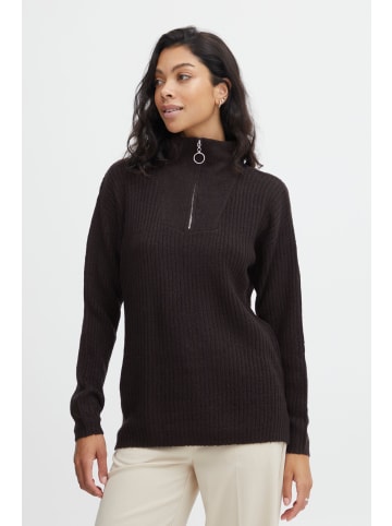 b.young Stehkragenpullover BYNORA LONG JUMPER - in schwarz