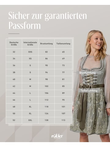 MarJo Mini-Dirndl Vivian in Grün