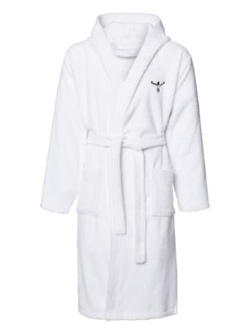 Chiemsee Bademantel Bathrobe Unisex in weiß