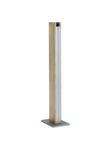 näve LED Tischleuchte "STRAIGHT" in braun - (L)10 cm x (B)15 cm x (H)51 cm - EEK G