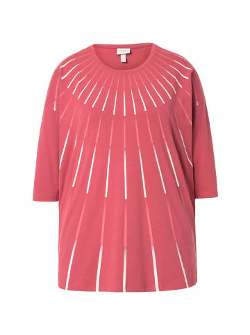 Ulla Popken Langarmshirt in himbeere