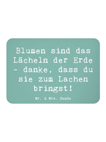 Mr. & Mrs. Panda magnet Spruch Florist Erde Lächeln mit Spruch in Meeresbrise
