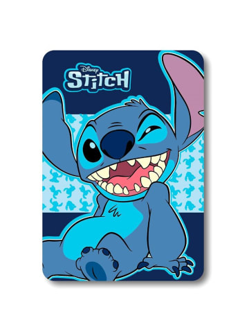 Lilo & Stitch Lilo & Stitch Tagesdecke Bettdecke Fleecedecke Kuschelig, 140x100 cm in Blau