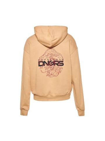 DNGRS Dangerous Hoodie "Dangerous Dngrs Brave Hoodies" in Beige